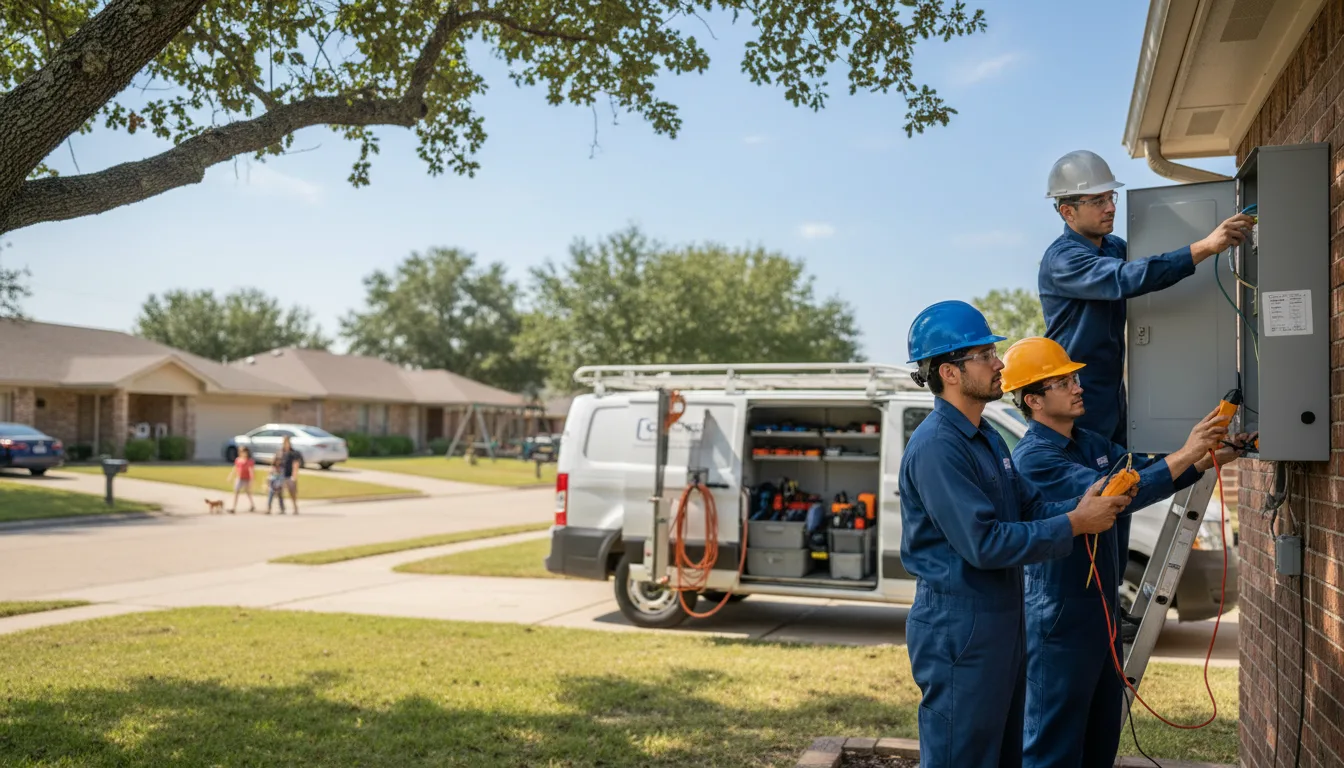 Certified electrician providing emergency electrical services in Olcott, NY